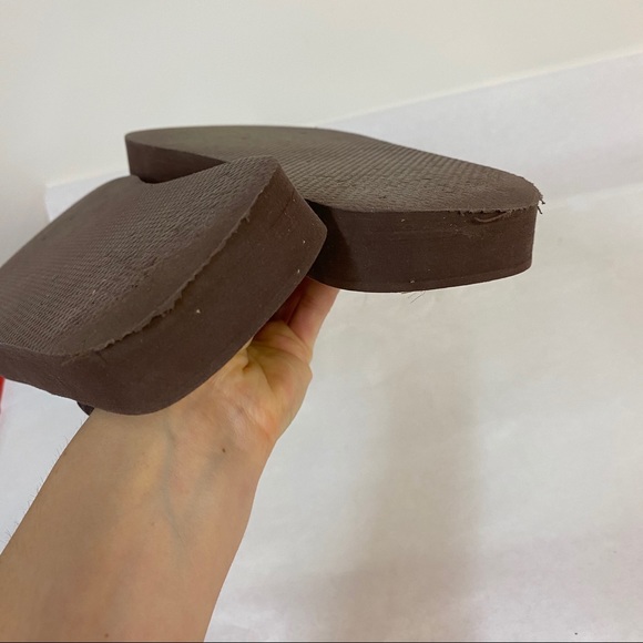 J Crew Brown Raffia Flio Floops - Picture 5 of 5